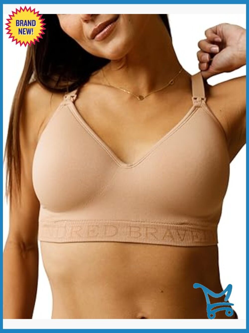 Nursing Bra with EasyClip, Supportive, Molded Cups, Wire Free